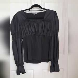 Scarlet Darkness Peasant Blouse
